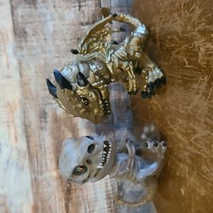 Fingerlings Untamed LIMITED EDITION GoldRush Chase Dragon and Untamed Skelton